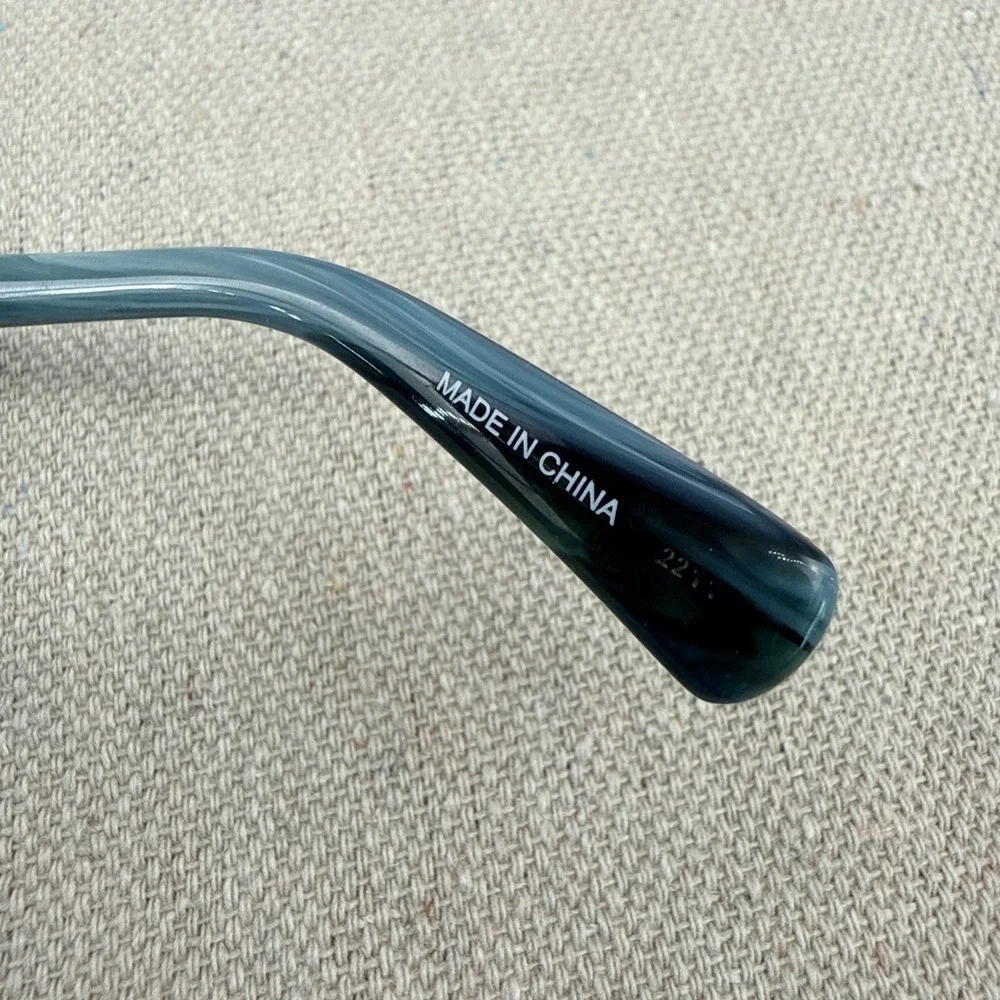 Longchamp‎ Womens LO2698 426 Blue Marble Cat Eye Eyeglasses Frames 53-16-140